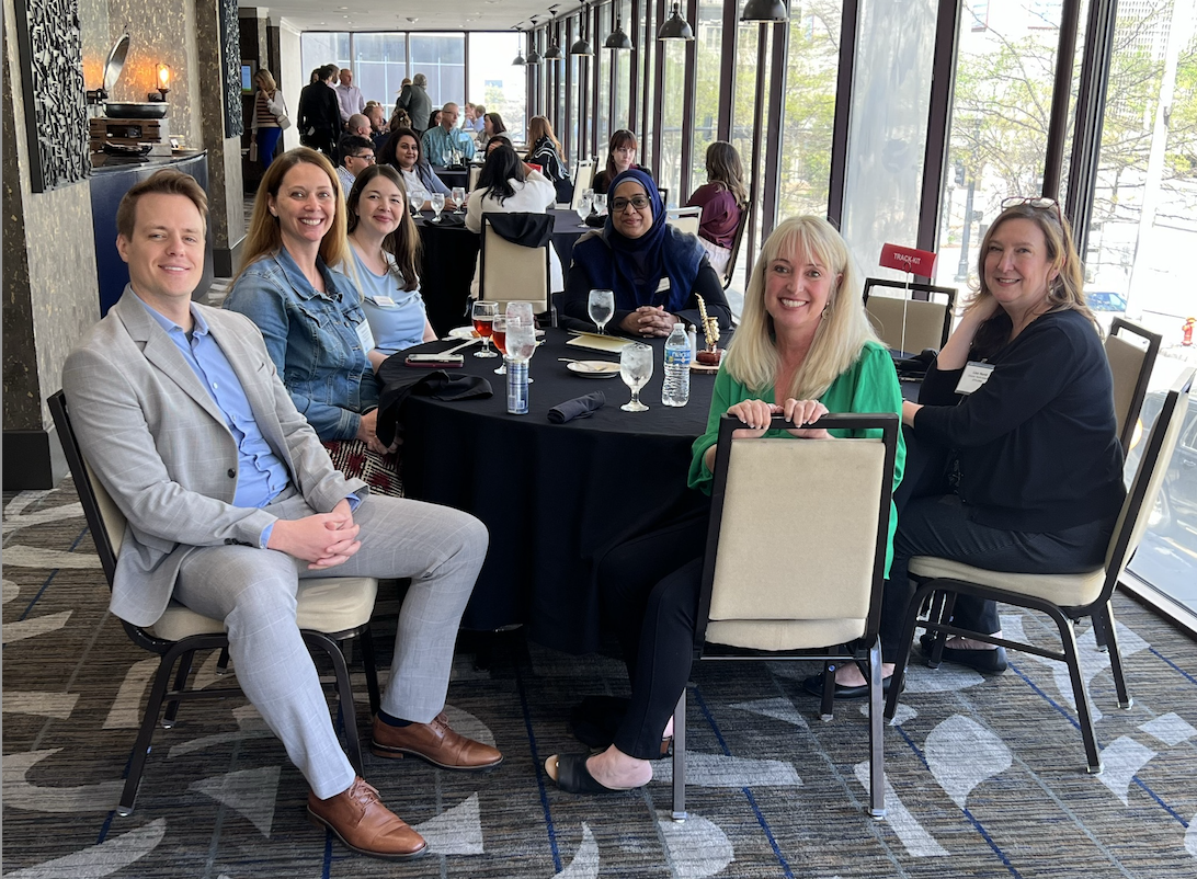 Group sitting at table